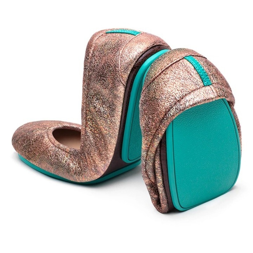 "Lovestruck" Rose Gold Tieks shoes size 10